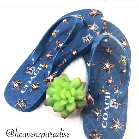 Coach Abbigail Chalk Thong Sandals - Picture 2 of 4